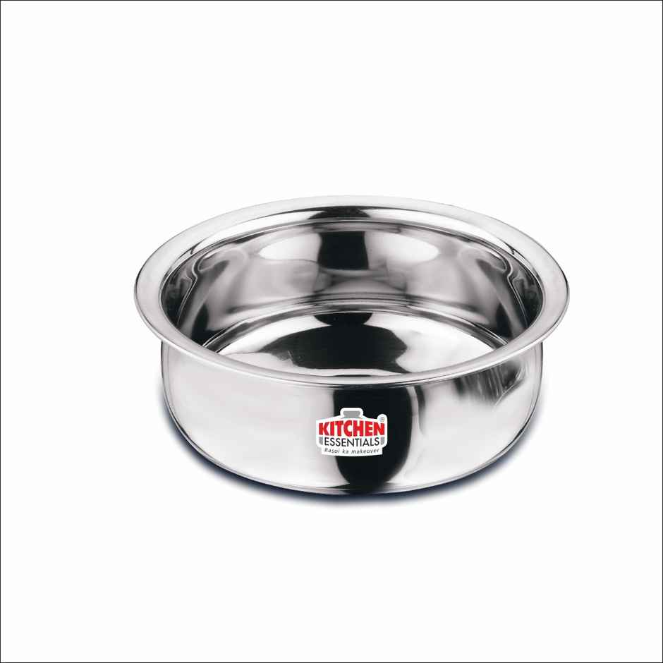 Kitchen Essentials Flat Bottom Royal Handi 12 Diameter 21 Cm Capacity, 1800 ml