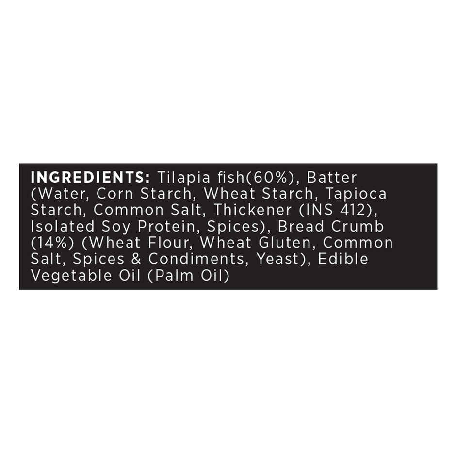 Gadre Tilapia Fish Fingers | No Added Preservatives | Frozen Seafood | Ready to Fry Non Veg Snack