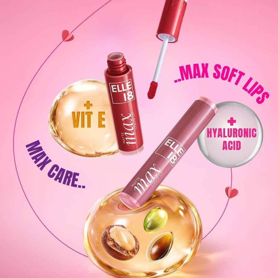 Elle 18 Matte Max Liquid Lip | Brown Butter | Matte | Transferproof | Smooth Lips All Day