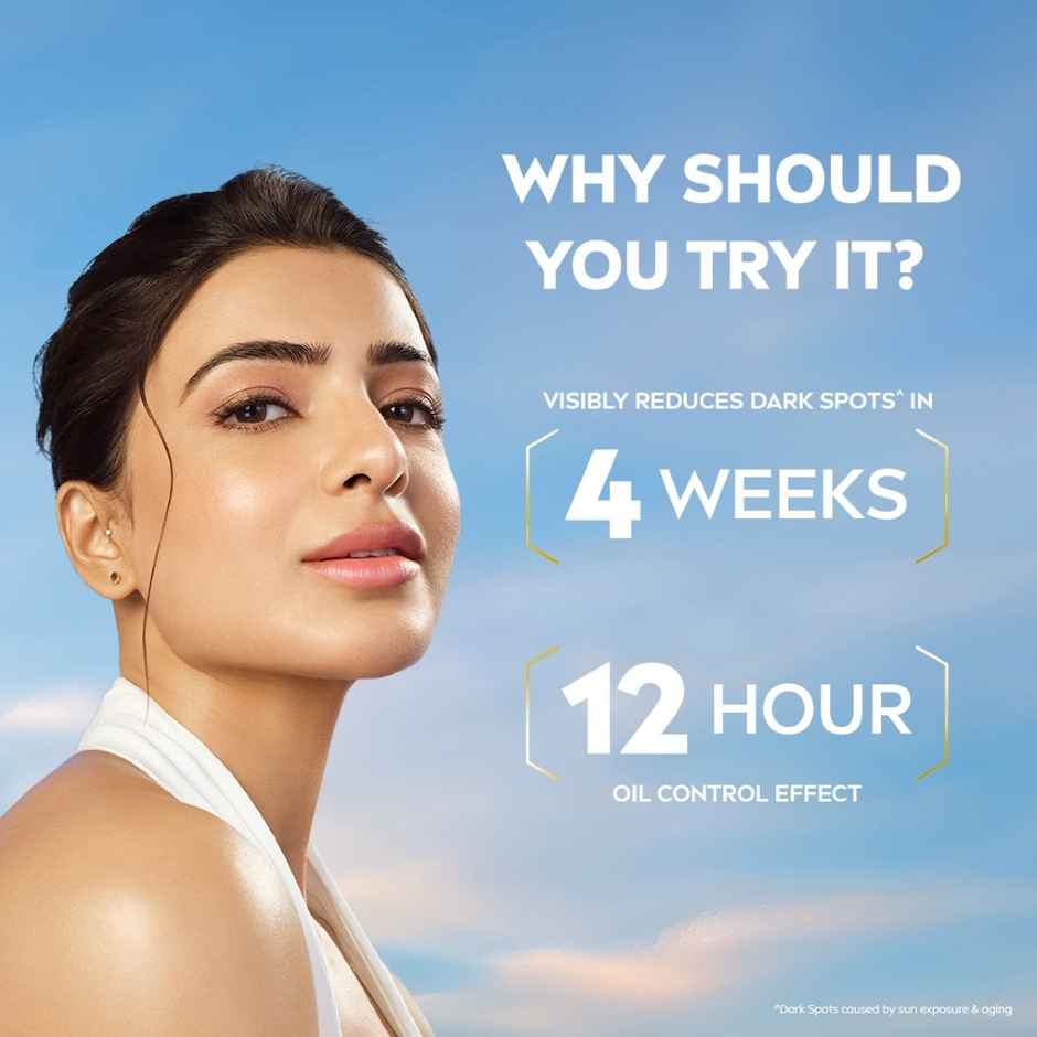 NIVEA Luminous Even Glow Oil Control Day Cream SPF 50,Thiamidol |UV protection & Reduces Dark Spots