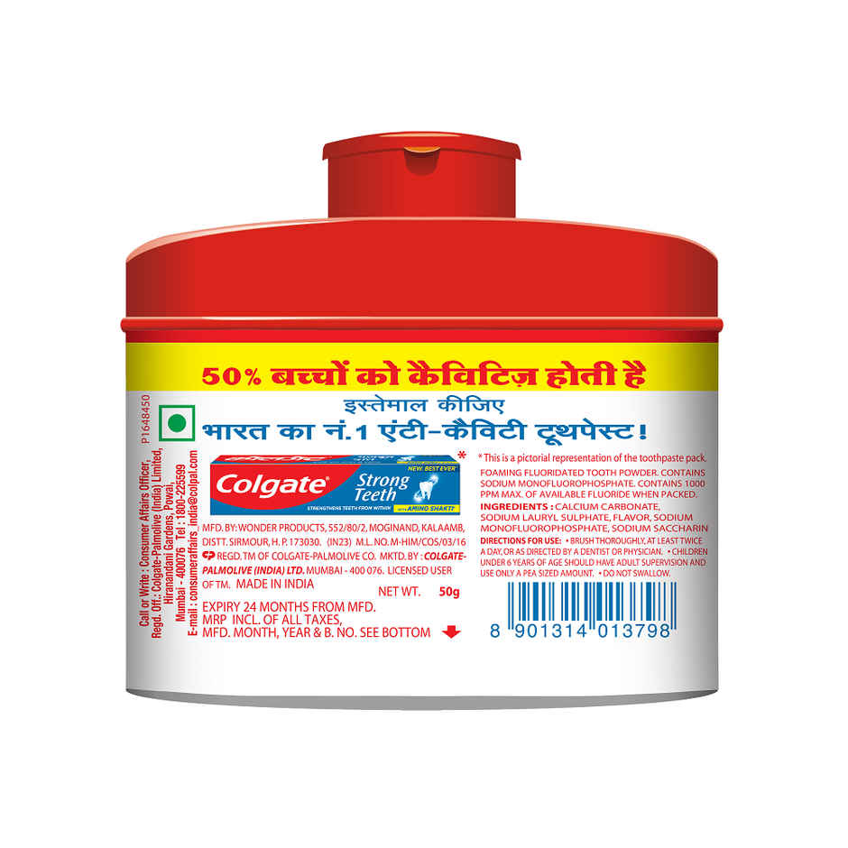 Colgate Toothpowder with Calcium and Minerals 50 g Anti Cavity
