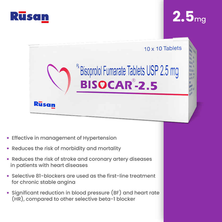 Bisocar-2.5Mg Tablet