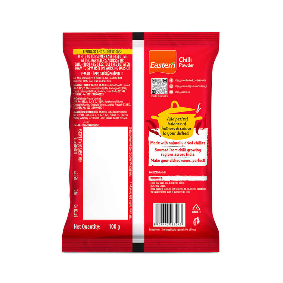 Eastern Chilli Powder