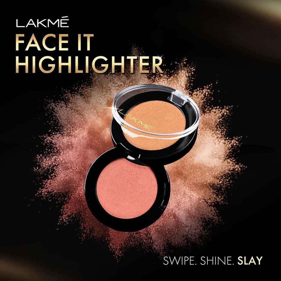 Lakme FaceIt Highlighter Gold H2