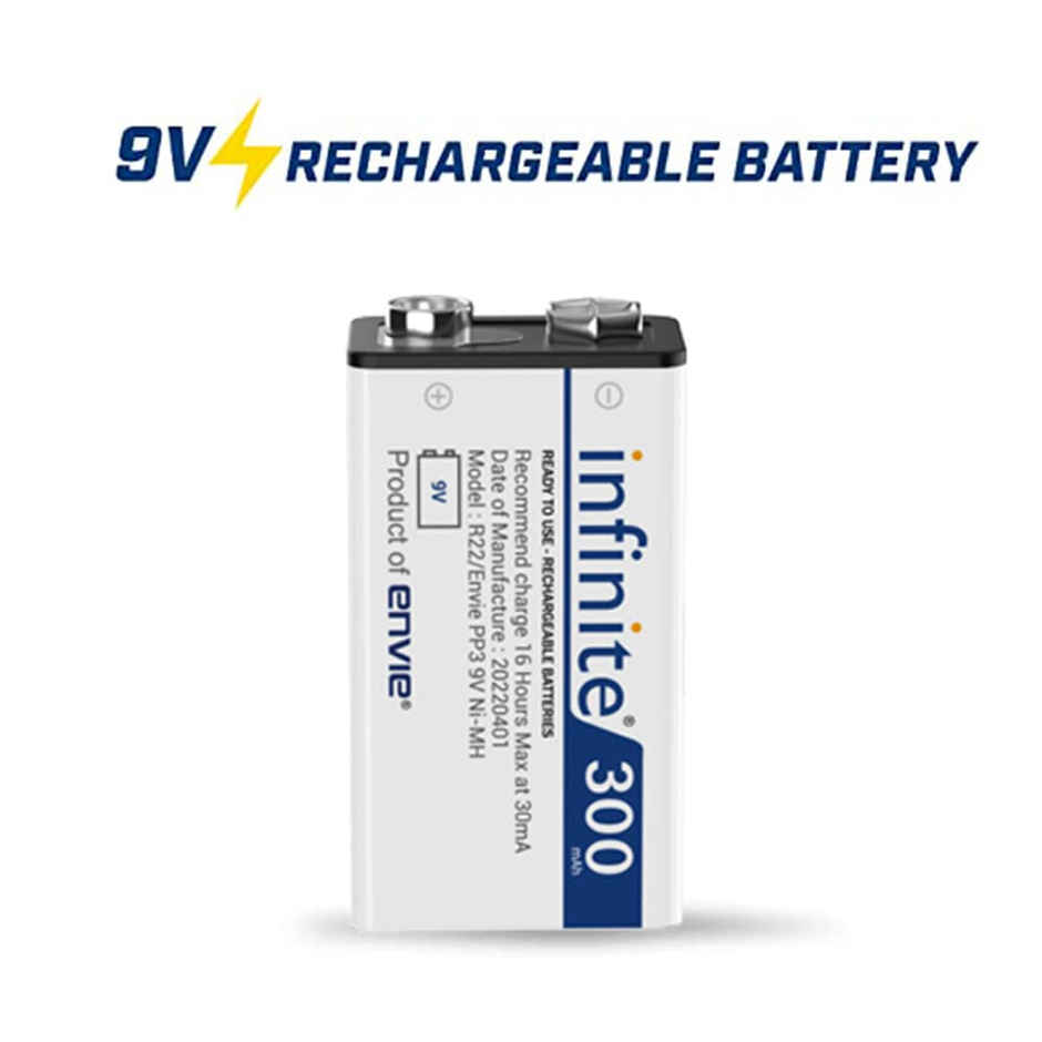 Envie Rechargeable 9V Infinite