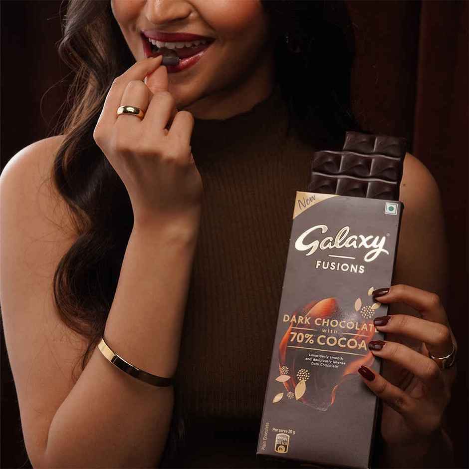 Galaxy Fusions Dark Chocolate Bar With 70% Cocoa
