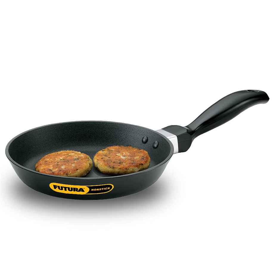 Hawkins Futura 17 Cm Frying Pan, Non Stick Fry Pan, Small Frying Pan, Black (Nf17)