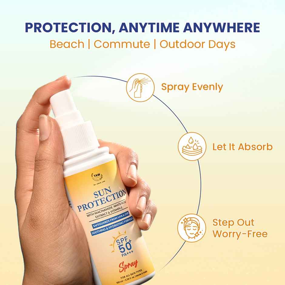 TNW The Natural Wash Sun Protection Sunscreen Spray SPF 50+ PA+++ Spray