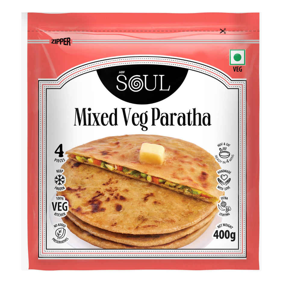 Adf Soul Mixed Veg Paratha