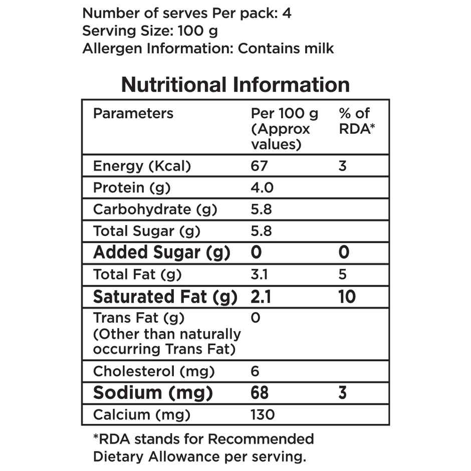Adya Plain Dahi Pouch