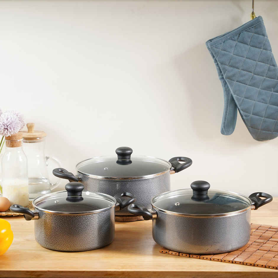 Deepam DeluxeCasserole 215 + 235 + 255 Set of 3 pcs