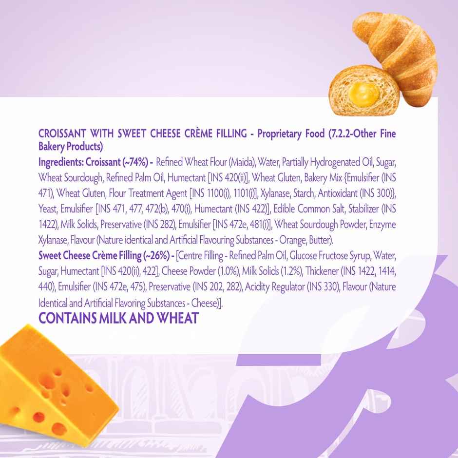 Bauli Moonfils Croissant Sweet Cheese | Veg
