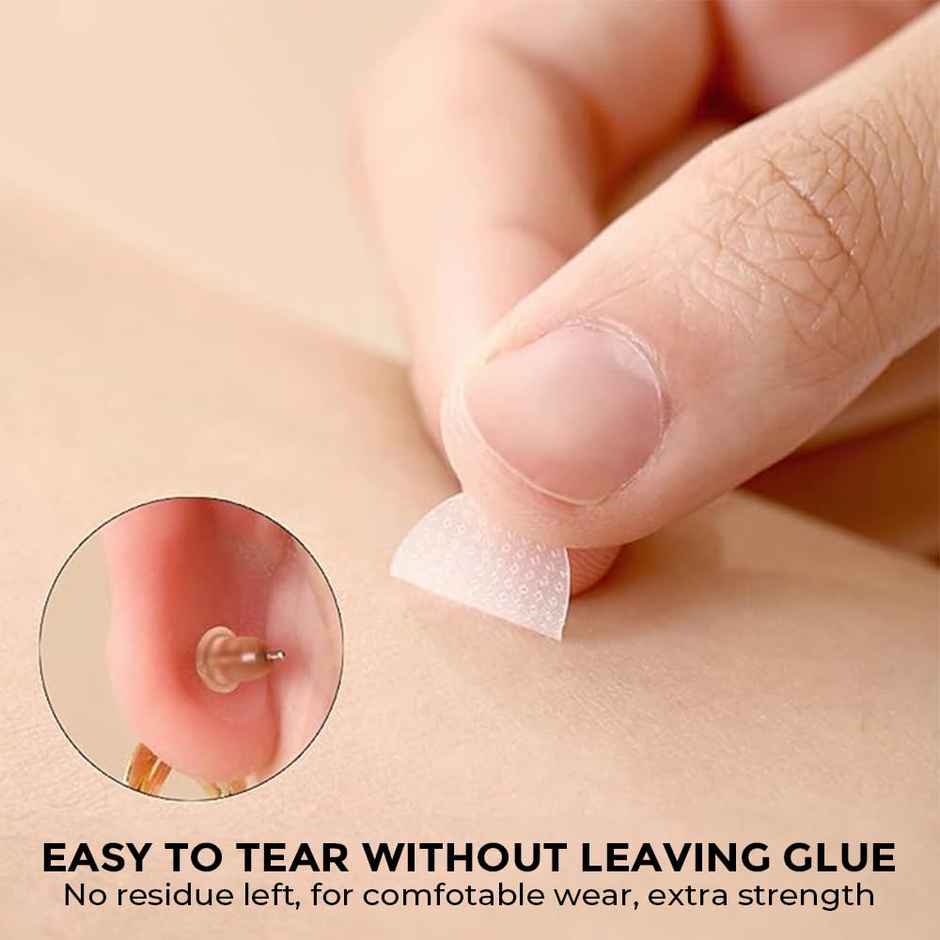 Sanfe Invisible Earlobe Patches For Pierced Ears Perfect For Torn & Stretched Piercings Ear Lobes