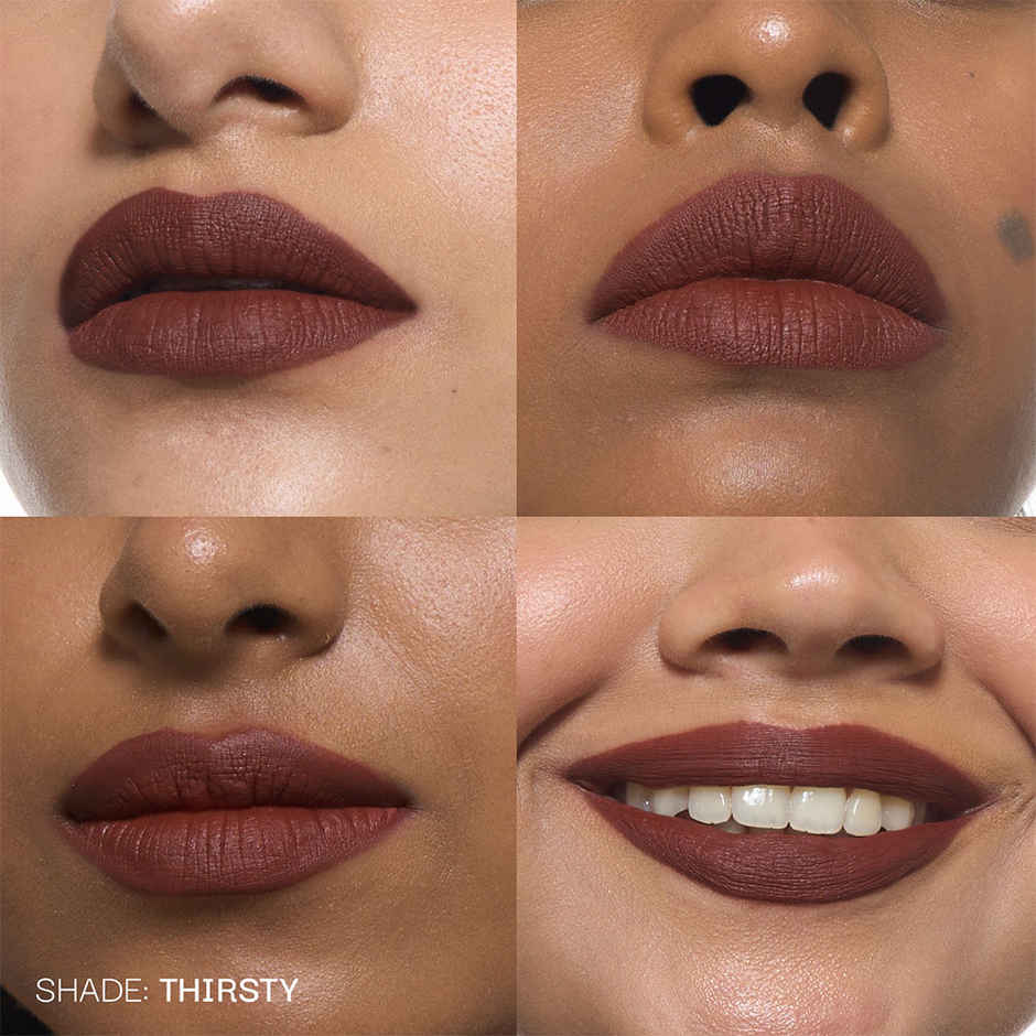Fae Beauty Lip Whip 12H Matte Liquid Lipstick Enriched With Vitamin E And Cherry Coffee | Thirsty