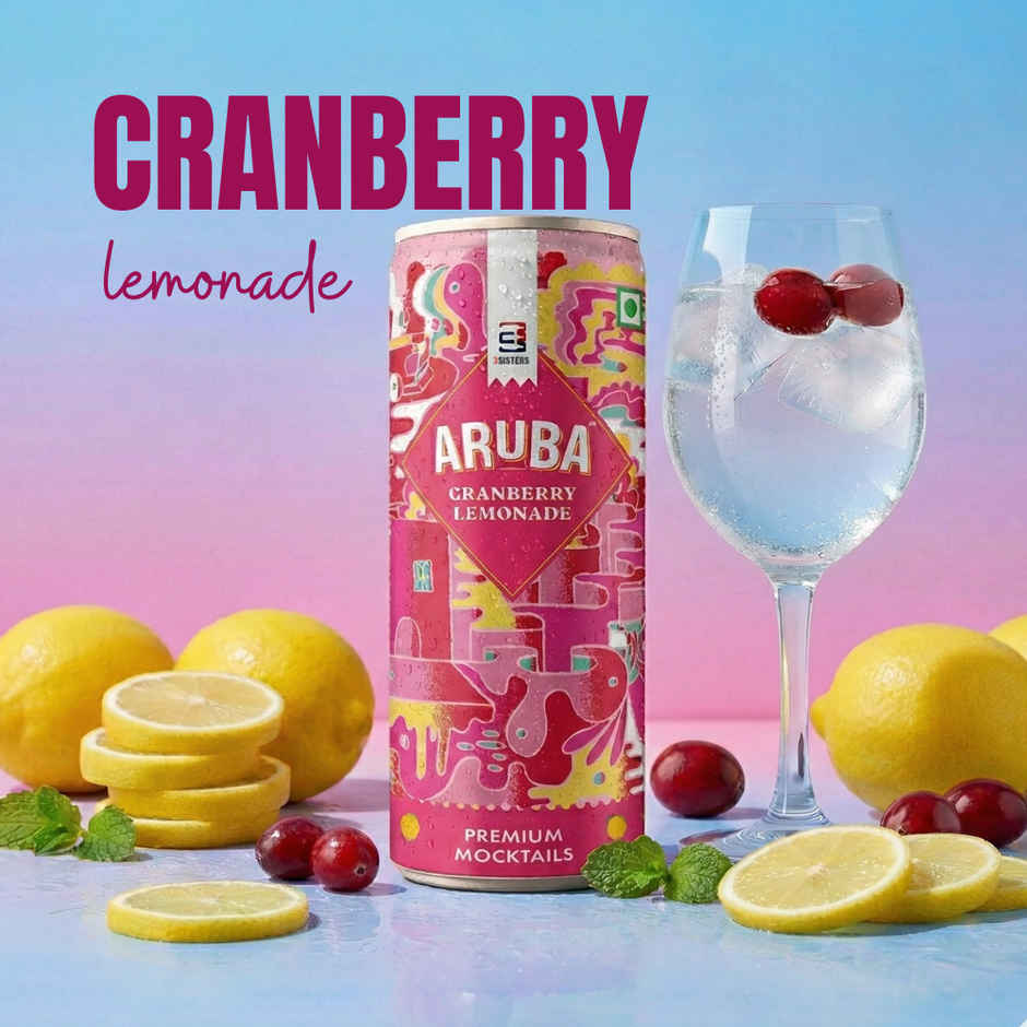 Aruba-Cranberry Lemonade | Refreshing Mocktail by 3Sisters