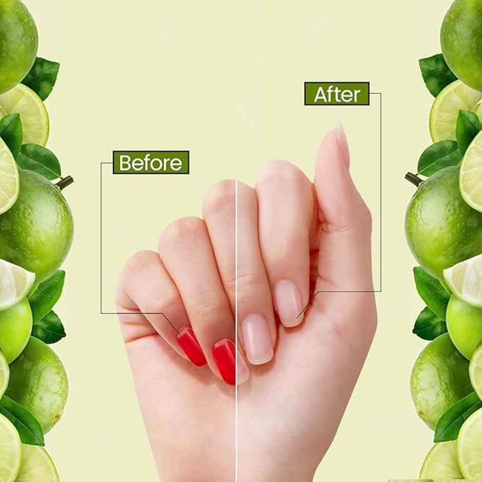 Bronson Professional Lemon Nail Polish Remover Wipes Nail Paint Remover with Fresh Lemon Fragrance