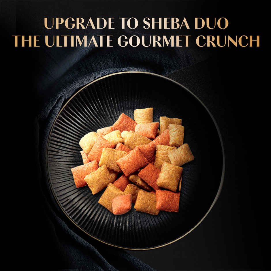 Sheba Duo Adult Cat Treats, Crispy Outside Soft Inside