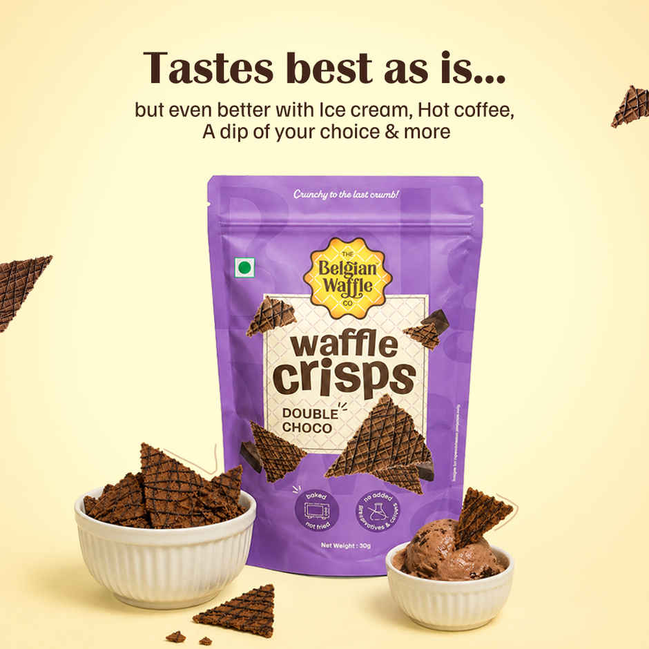 The Belgian Waffle Co Double Choco Crisps