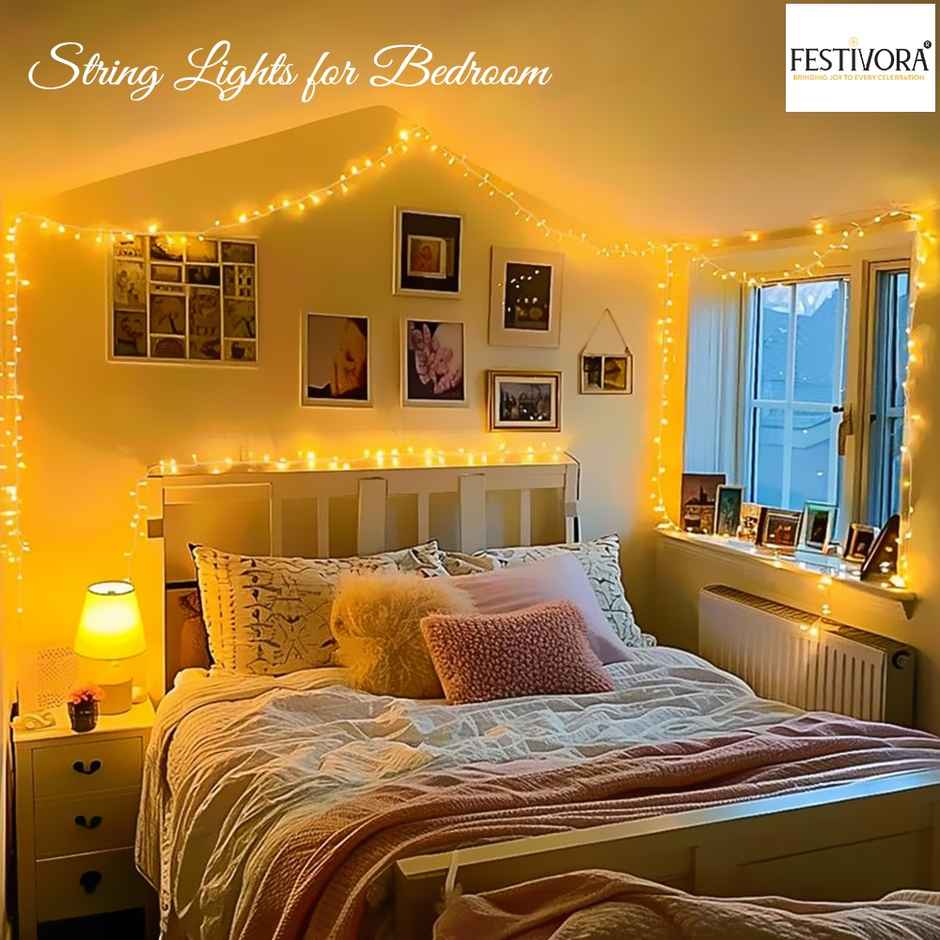 Festivora Warm White Color Pixel Led String Light | Rice Light For Festival & Room Decoration