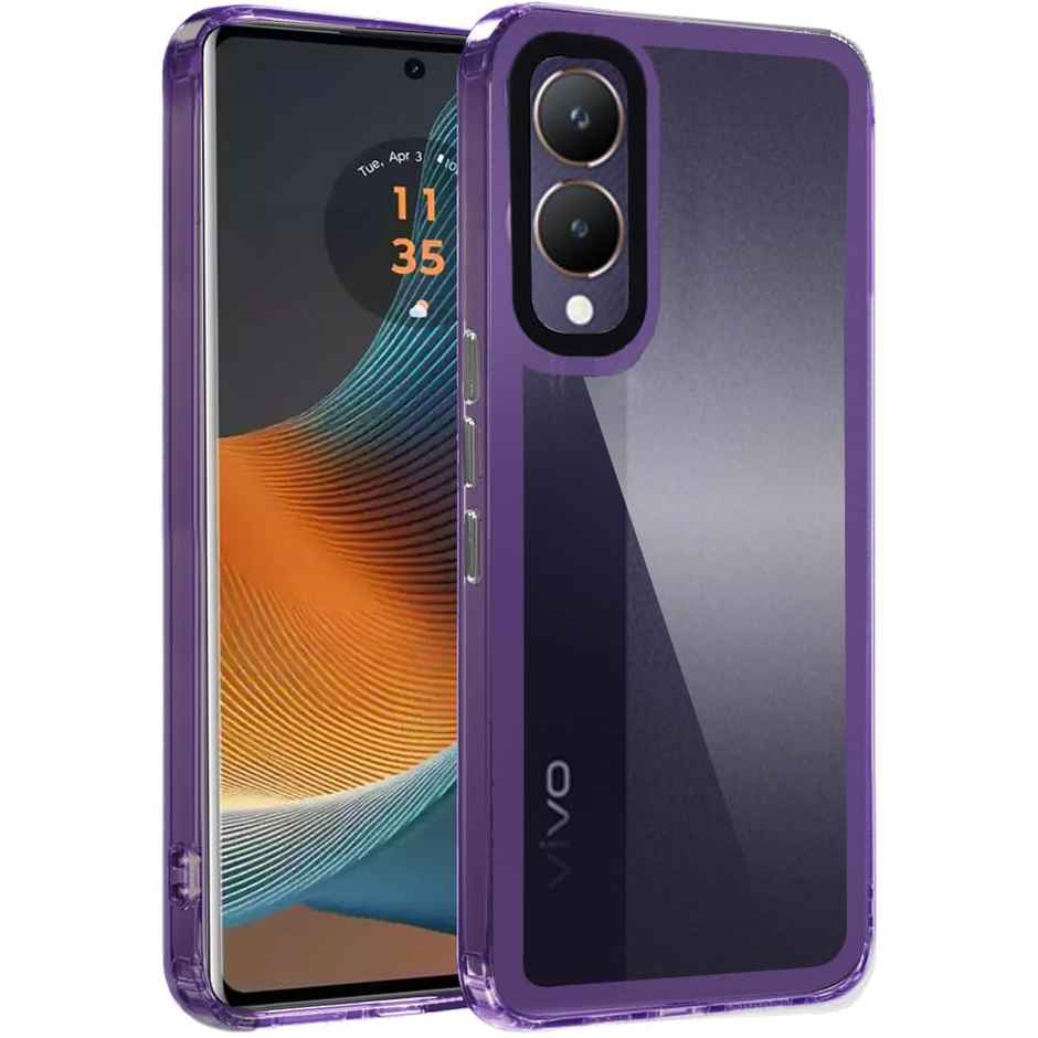 Artistque Case for Vivo Y28 5g Back Cover - ultra Stylish Transparent Tpu Cover