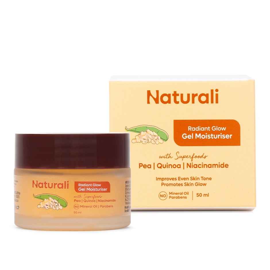 Naturali Radiant Glow Gel Moisturiser With Pea Quinoa & Niacinamide