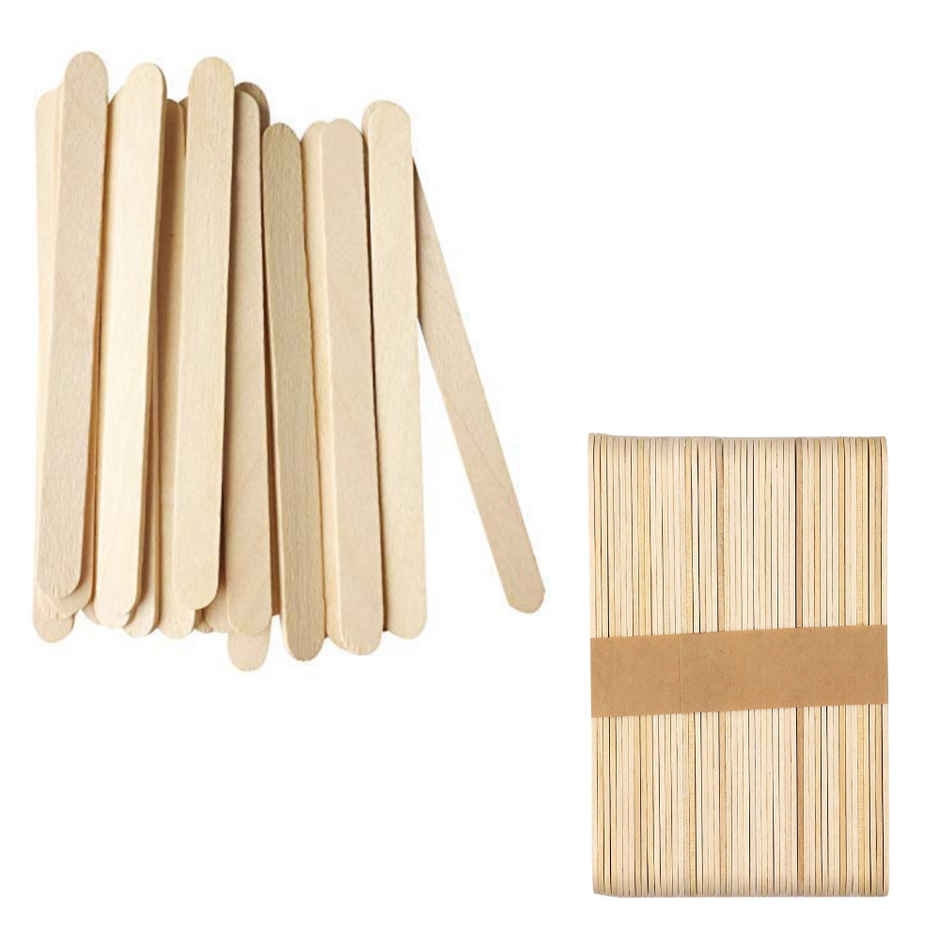 Se7en Wooden Ice Cream Sticks, 11 cm- Length