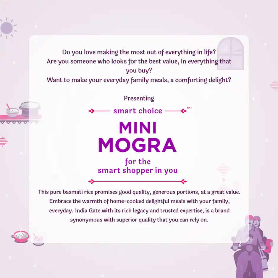 India Gate Mini Mogra or Mogra Delite Basmati Rice