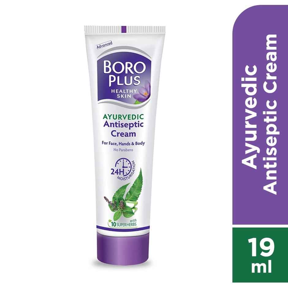 BoroPlus Ayurvedic Antiseptic Cream For Face, Hands & Body, Enriched With 10 Super Herbs