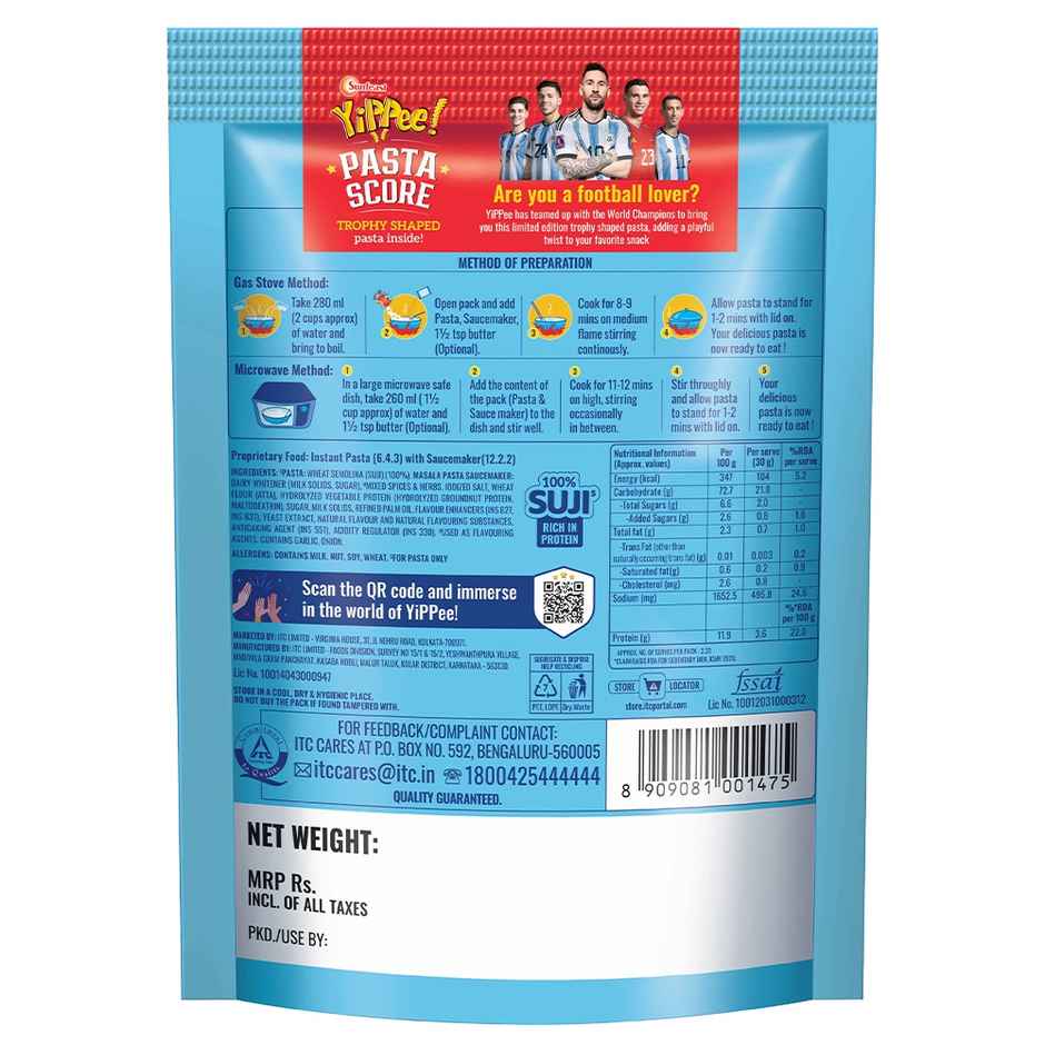 Sunfeast Yippee! Pasta Score Trophy Pasta