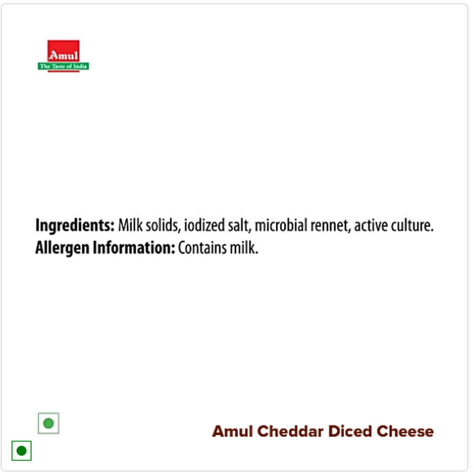 Amul Diced Cheddar