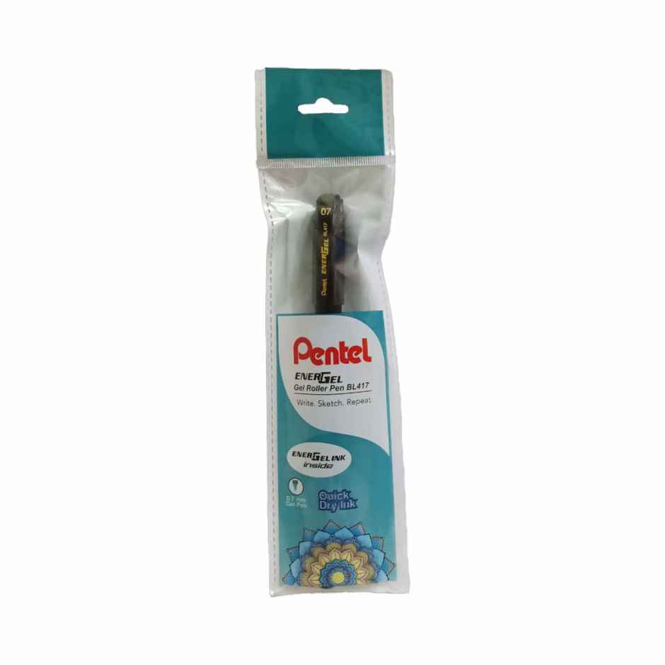Pentel BL417 Energel Pouch Single Black Ink