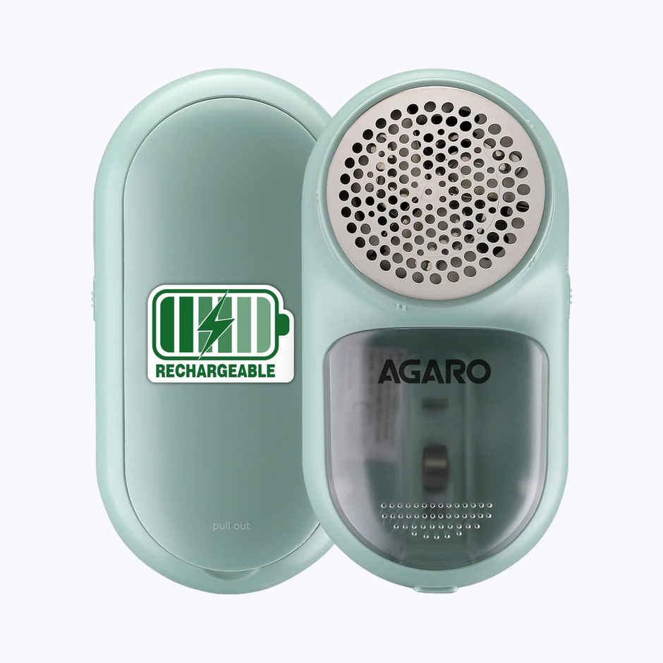 AGARO LR2007 Lint Remover, Fabric Brush, Rechargeable, for Woolen Sweaters, Clothes, Shirts Jackets