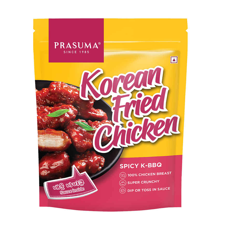 Prasuma Korean Fried Chicken - Spicy K-Bbq(275gms) & Prasuma Pizza Minis - Chicken Tikka(180gms) Combo