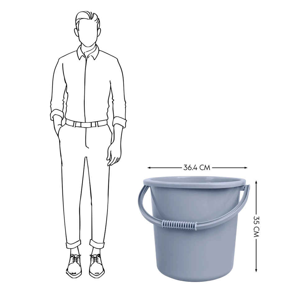 BAY6 Royce Bucket 25 L - Grey