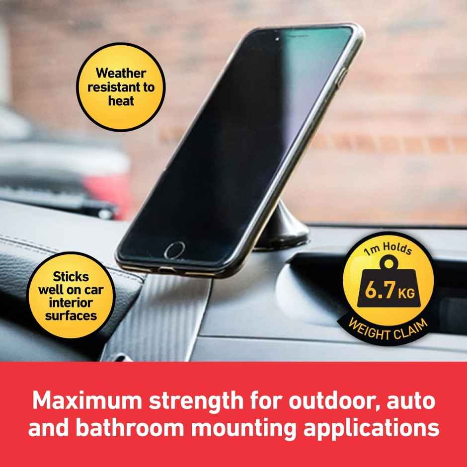 Scotch Black Extreme Double Sided Tape for Mounting 1.9 cm x 1.5 m | Outdoor, Weather Resistant