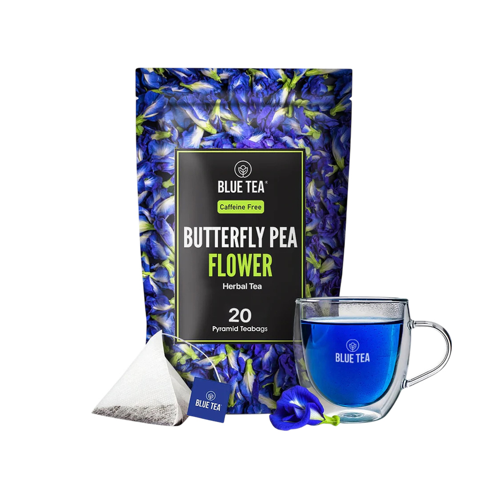Blue Tea Butterfly Pea Flower Herbal Tea | Zipper