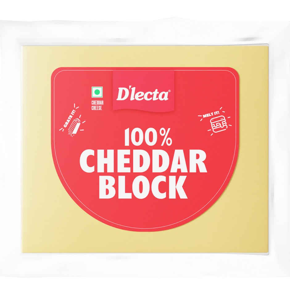 D'lecta 100% Cheddar Cheese Blocks