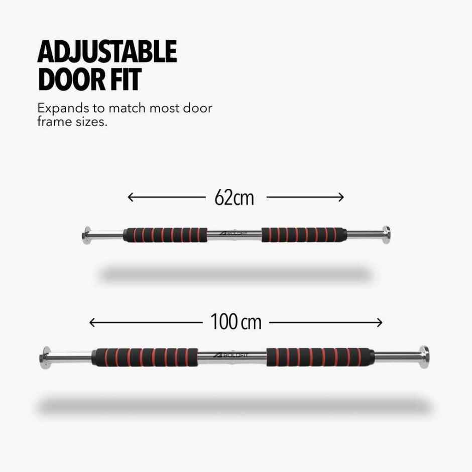Boldfit Classic Core Pull-Up Bar with Extended Foam