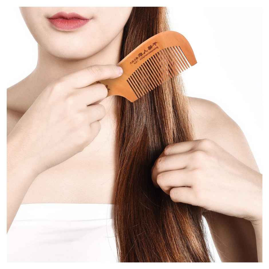 Wooden Hair Comb C