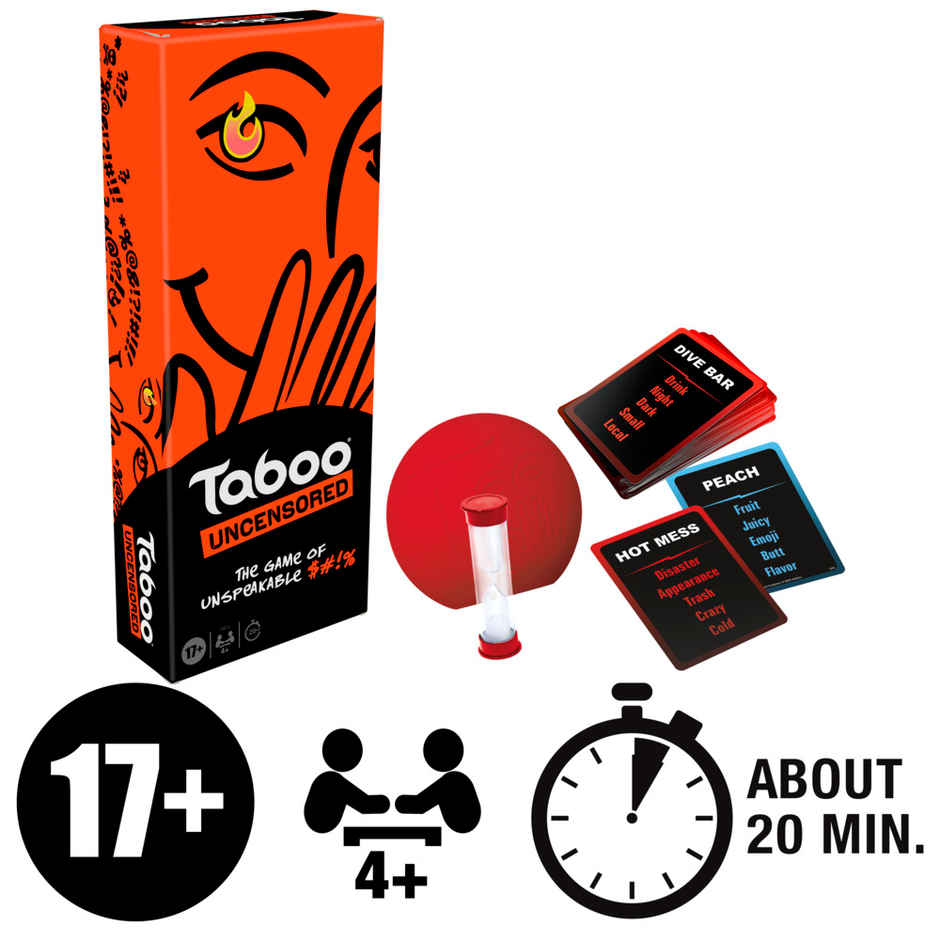 Hasbro Gaming Taboo Uncensored Europe