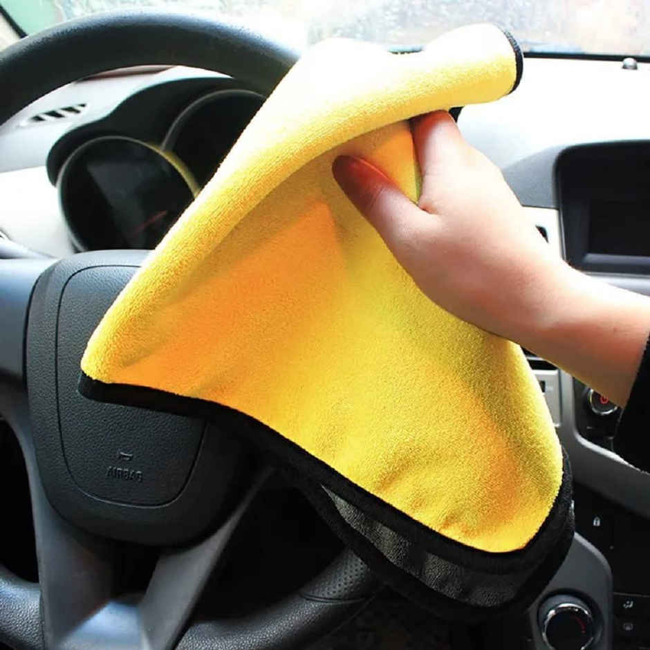 SE7EN Microfiber Cleaning Cloth - 600 GSM Ultra Soft Absorbent Cleaning Towel | 40 x 60 cm