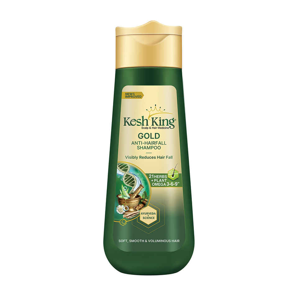 Kesh King Gold Anti Hairfall Shampoo | Reduces Hair Fall, Strengthens & Conditions Hair
