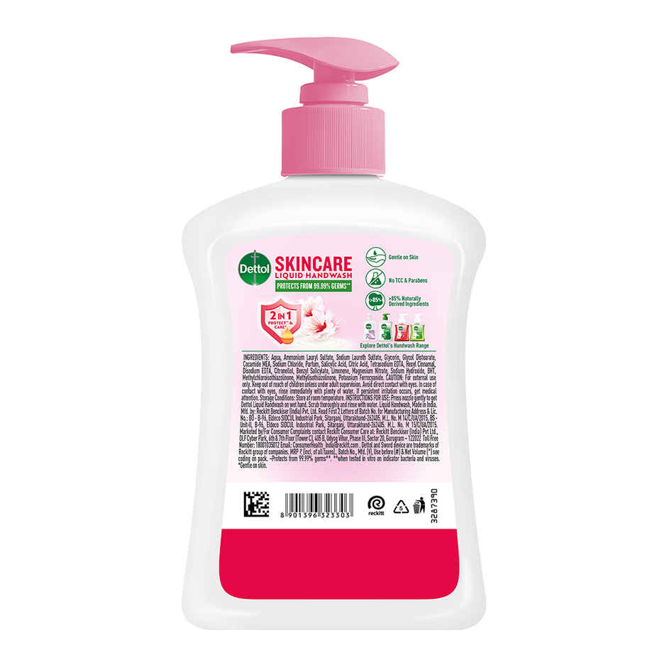 Dettol Skincare Hand Wash - Moisturizing Pump Handwash