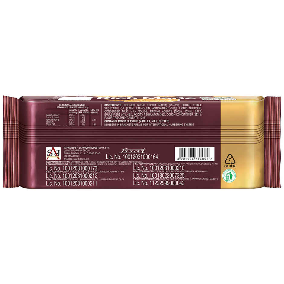 Bisk Farm Rich Marie Biscuits