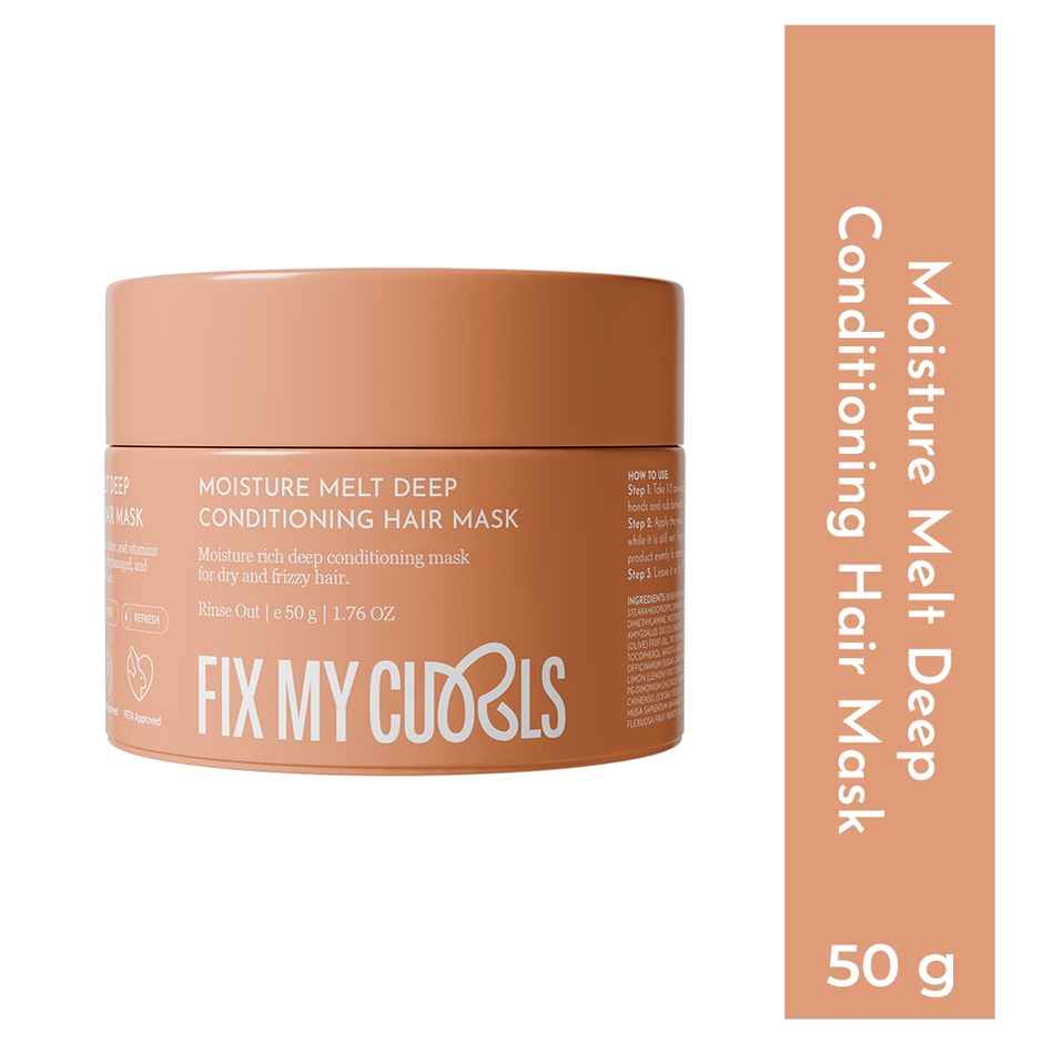Fix My Curls Moisture Melt Deep Conditioning Hair Mask For Curly And Wavy Hair