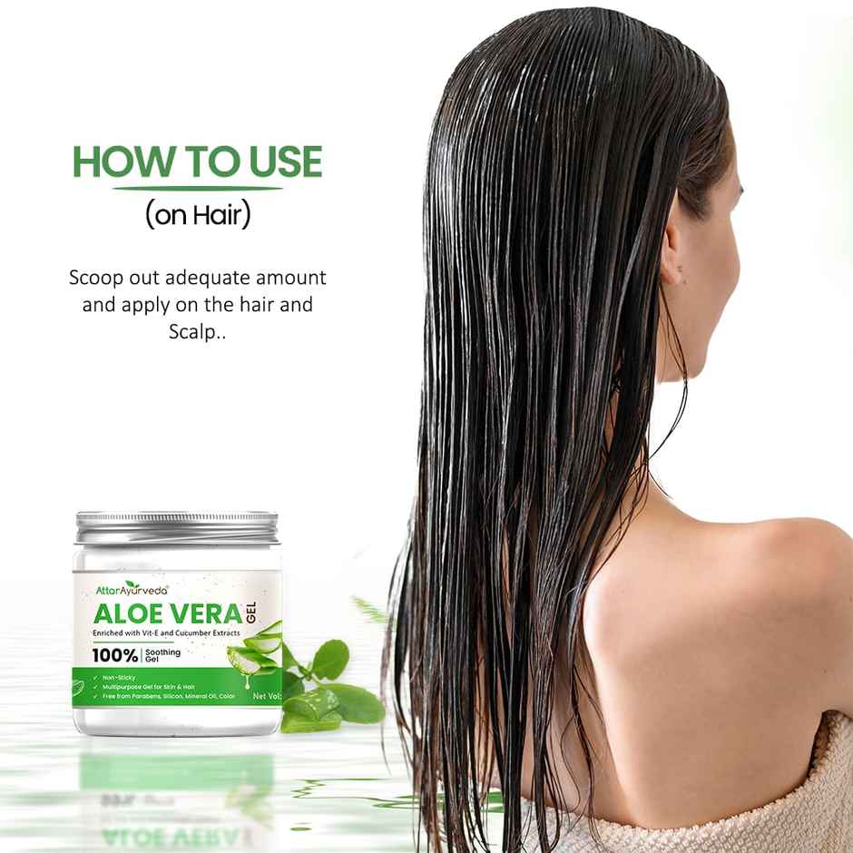 Attar Ayurveda Aloe Vera Gel For Skin And Hair