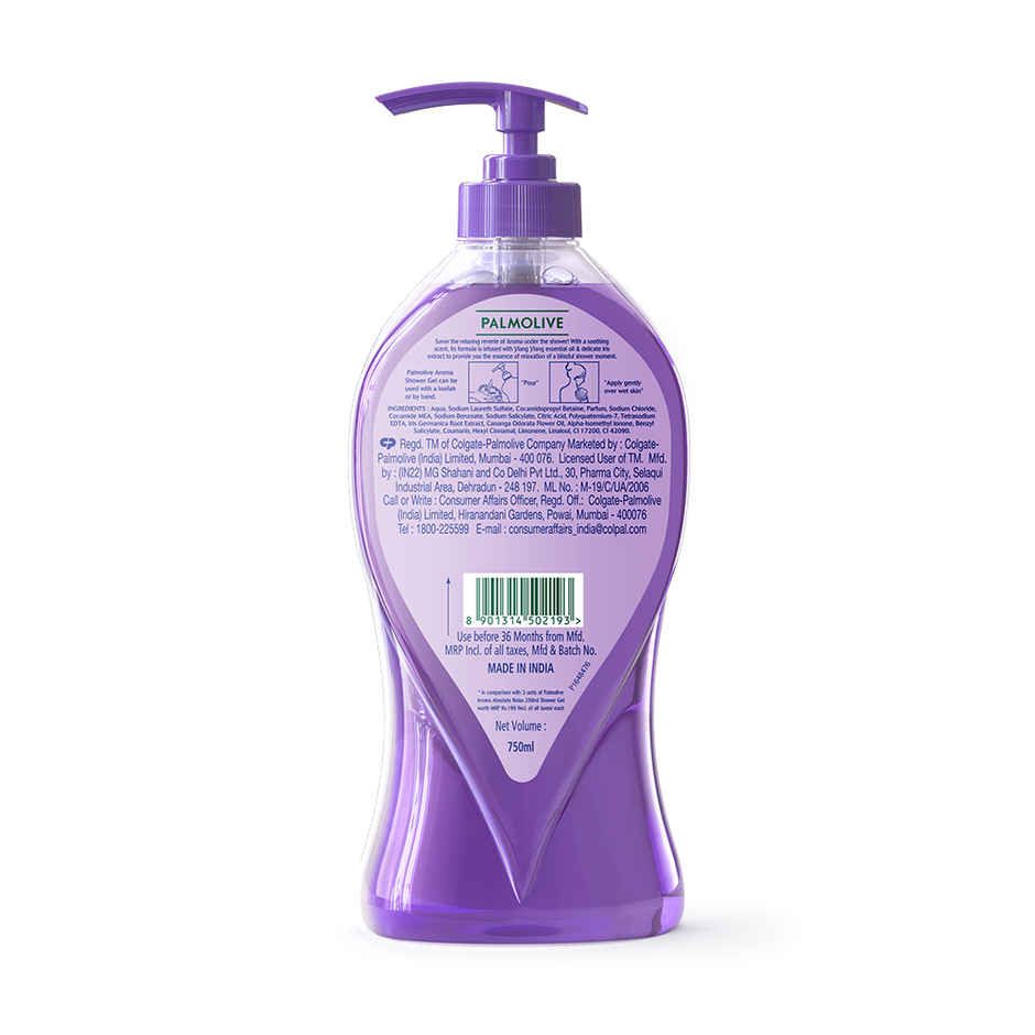 Palmolive Iris & Ylang Ylang Essential Oil Aroma Absolute Relax, Moisturizing Body Wash