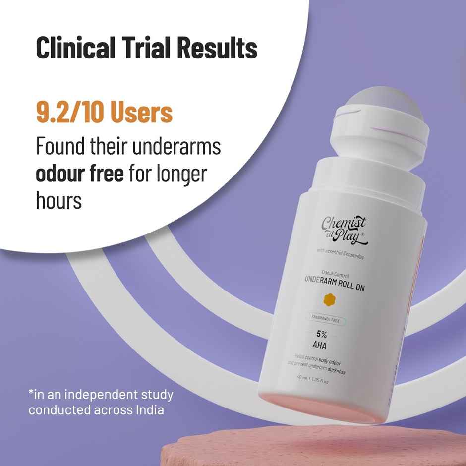 Chemist at Play UnderArm Roll On, Fragrance Free