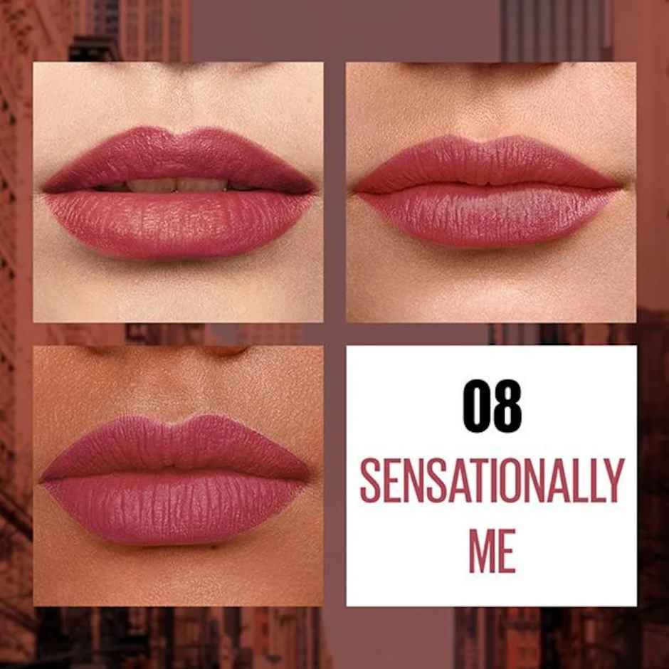 Maybelline Sensational Liquid Matte Lipstick 08, Sensationally Me