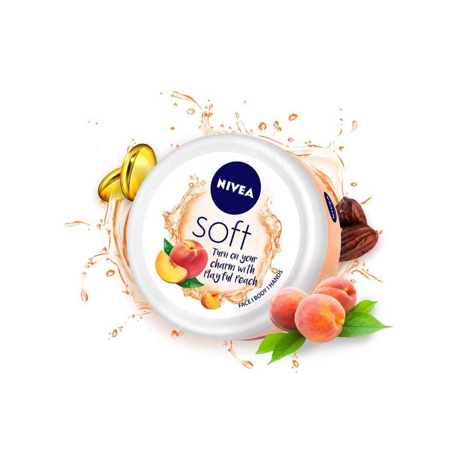 Nivea Soft Light Playful Peach Moisturizing Cream